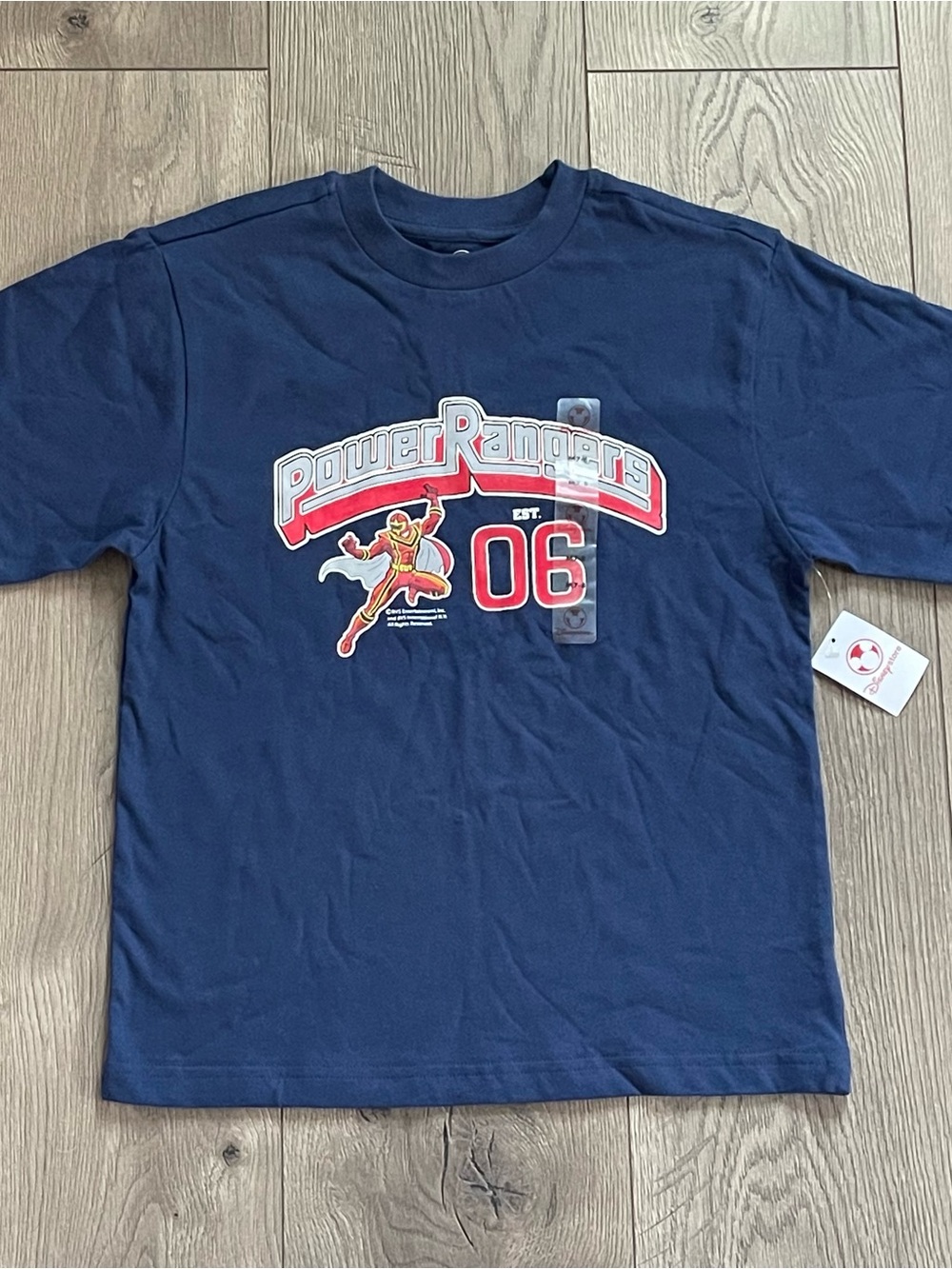 NWT Disney Store Power Rangers Mystic Force Kids Medium 7/8 Tee Shirt